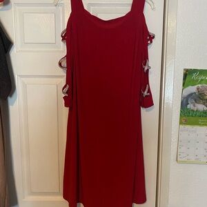 Red MSK dress